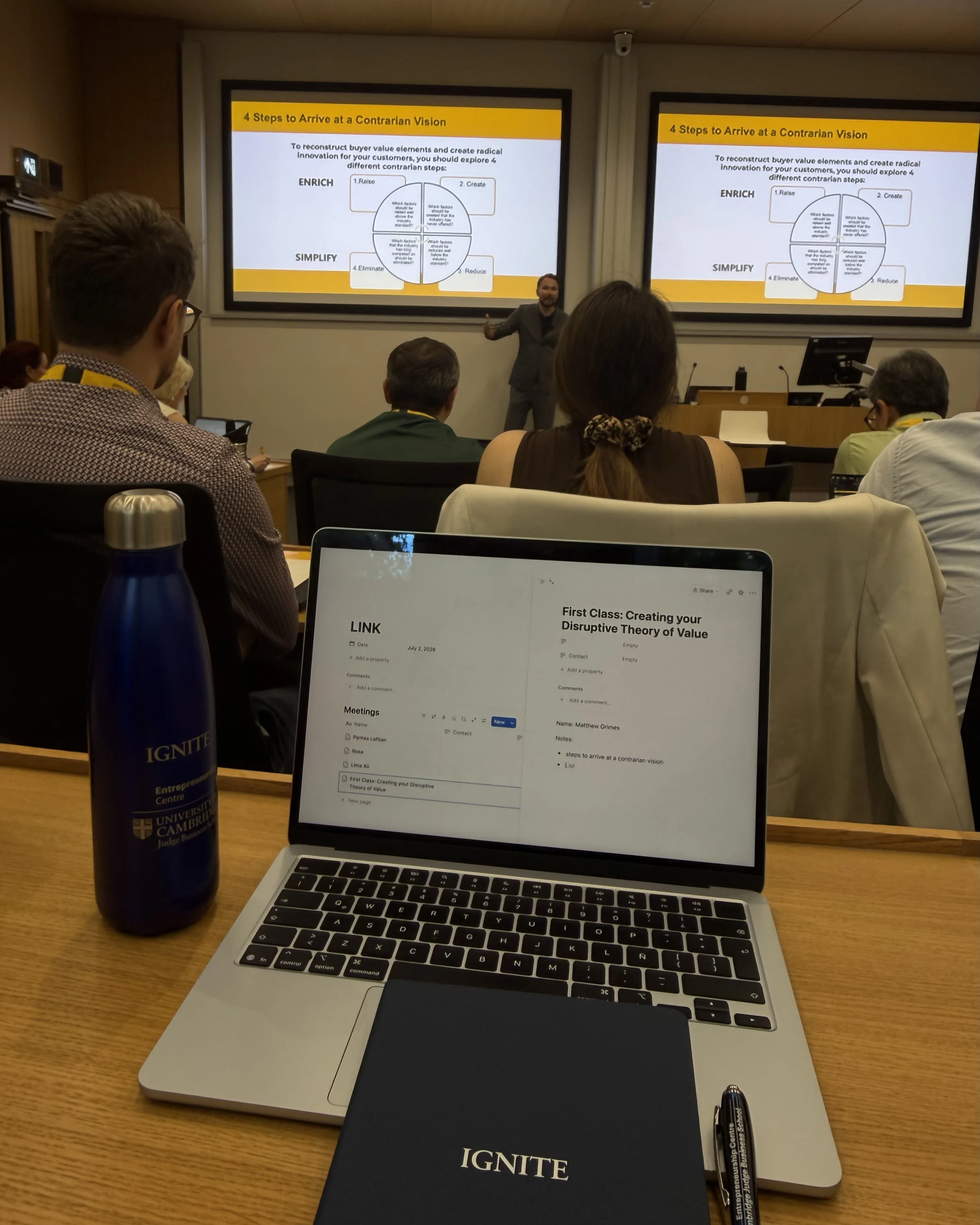 Sessions in Cambridge